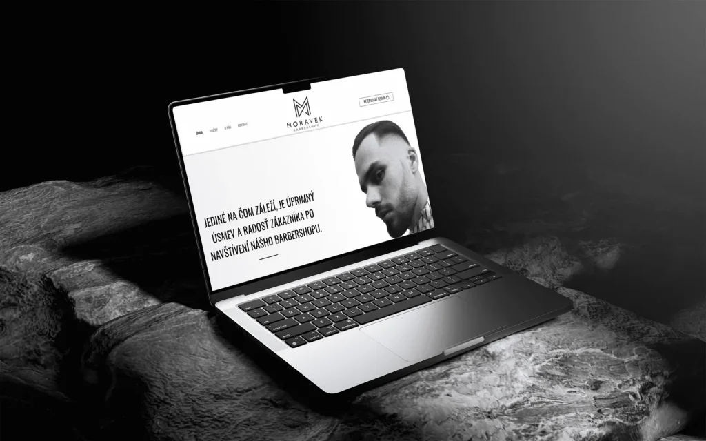 Web Moravek barbershop